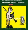 Cartoon: A Mess In Kunduz Afghanistan (small) by cartoonharry tagged kunduz,afghanistan,logistics,holland,military,police,amunition,mess,cartoon,cartoonist,cartoonharry,dutch,toonpool