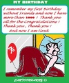 Cartoon: AfterParty (small) by cartoonharry tagged cartoonharry,birthday,afterparty,70