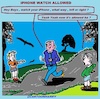 Cartoon: Allowed (small) by cartoonharry tagged allow,iphones,boys,jogger,cartoonharry