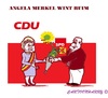 Cartoon: Angela Merkel (small) by cartoonharry tagged duitsland,cdu,merkel,winst