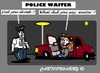 Cartoon: Another Drink Please (small) by cartoonharry tagged police,waiter,car,drunk