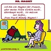 Cartoon: Anziehung (small) by cartoonharry tagged magnet,anziehung,kraftlos,psych