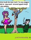 Cartoon: Appels Jatten (small) by cartoonharry tagged appels,jurkje,omhoog,jatten,stelen,pikken,boer,appelboom,cartoon,cartoonist,cartoonharry,dutch,toonpool