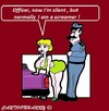 Cartoon: Bedroom Crying (small) by cartoonharry tagged police,car,girl,sex,cry,bedroom,cartoon,cartoonist,cartoonharry,dutch,toonpool