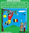 Cartoon: Belgian Leaves (small) by cartoonharry tagged belgium,belgian,tree,autumn,fall,down