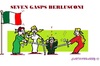 Cartoon: Berlusconi (small) by cartoonharry tagged berlusconi,italy,gasps,judges,bungabunga,cartoon,cartoonharry,toonpool