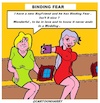Cartoon: Binding Fear (small) by cartoonharry tagged cartoonharry