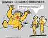 Cartoon: Borger Hunebed Occupiers (small) by cartoonharry tagged cartoonharry girls caveman girl naked sex