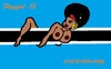 Cartoon: Botswana (small) by cartoonharry tagged flag,girl,botswana,cartoon,toonpool,cartoonharry