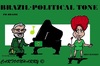 Cartoon: Brasil (small) by cartoonharry tagged dilmarousseff,llula,accordeon,clarinet,vips,famous,politicians,cartoons,cartoonists,cartoonharry,dutch,toonpool