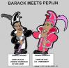 Cartoon: Carnaval (small) by cartoonharry tagged barack