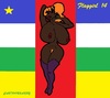 Cartoon: Central Africa (small) by cartoonharry tagged flag,girl,africa,cartoon,toonpool,cartoonharry