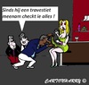 Cartoon: Check (small) by cartoonharry tagged check,travestiet,bar,date,dating,cartoon,sex,kijken,goed,cartoonist,cartoonharry,dutch,toonpool