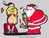 Cartoon: Christmas Girl3 (small) by cartoonharry tagged christmas xmas sexy girl cartoonharry notes sax