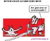 Cartoon: Coastguard (small) by cartoonharry tagged holland,dutch,coastguard,busy,toonpool