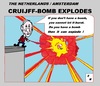 Cartoon: Cruyff Bomb Explodes (small) by cartoonharry tagged johan cruyff god bomb explodes troubles ajax soccer holland amsterdam cartoon comic comics comix artist art arts drawing cartoonist cartoonharry dutch toonpool toonsup hyves linkedin buurtlink deviantart