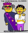 Cartoon: Demoniacal Clowns (small) by cartoonharry tagged khadaffi ahmadinejad clowns