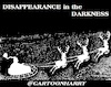 Cartoon: Disappearance (small) by cartoonharry tagged disappearance,xmas,santa,darkness,cartoonharry