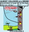 Cartoon: Dog Drone (small) by cartoonharry tagged drone,plane,collision,dog