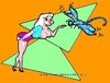 Cartoon: Dragonfly (small) by cartoonharry tagged insects,girls,nude,cartoonharry,dutch,cartoonist,toonpool