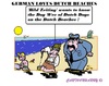 Cartoon: Dutch Beaches (small) by cartoonharry tagged holland,dutch,beach,german,love