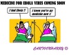 Cartoon: Ebola (small) by cartoonharry tagged africa,usa,ebola,medicine