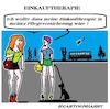 Cartoon: Einkaufen (small) by cartoonharry tagged einkaufen,therapie