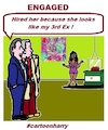 Cartoon: ENGAGED (small) by cartoonharry tagged engaged,cartoonharry