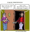 Cartoon: False (small) by cartoonharry tagged false,cartoonharry