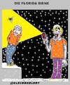 Cartoon: Florida Biene (small) by cartoonharry tagged florida,biene,winter