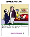 Cartoon: Freundschaft (small) by cartoonharry tagged freund,freundin,freundschaft,mann,cartoon,kartun,cartoonist,cartoonharry,toonpool