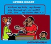 Cartoon: Full Heart (small) by cartoonharry tagged full,empty,heart,wallet