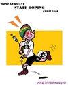 Cartoon: German Dope (small) by cartoonharry tagged germany,doping,soccer,years,toonpool