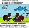 Cartoon: Goose Year (small) by cartoonharry tagged holland,schiphol,problem,goose,gun,turkey,cartoon,cartoonist,cartoonharry,dutch,toonpool