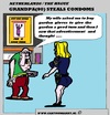 Cartoon: GrandPa s Garden (small) by cartoonharry tagged condom,grandpa,stealing,police,shop,cartoon,cartoonist,cartoonharry,dutch,toonpool