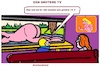 Cartoon: Grotere TV (small) by cartoonharry tagged tv,cartoonharry