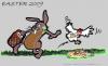 Cartoon: Happy Easter (small) by cartoonharry tagged chicken,easter,eggs