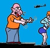 Cartoon: Hau Ab (small) by cartoonharry tagged abhauen