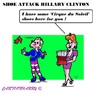 Cartoon: Hillary Clinton (small) by cartoonharry tagged usa,shoe,attack,hillary,clinton