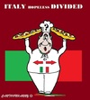 Cartoon: Italy Divide (small) by cartoonharry tagged cartoons,cartoonists,cartoonharry,dutch,pizza,italy,left,right,toonpool