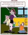 Cartoon: Job (small) by cartoonharry tagged liebe,job,arbeit,zuhause,kinder