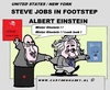 Cartoon: Jobs As Einstein (small) by cartoonharry tagged biography steve jobs albert einstein cartoon comic comics comix artist art arts drawing cartoonist cartoonharry toonpool toonsup hyves linkedin buurtlink deviantart