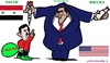 Cartoon: Klein Duimpje (small) by cartoonharry tagged klein,ukkie,reus,obama,assad,cartoon,cartoonharry,cartoonist,dutch,toonpool
