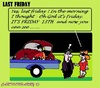 Cartoon: Last Friday (small) by cartoonharry tagged car,accident,friday