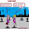 Cartoon: Less Love (small) by cartoonharry tagged love,husband,girlstalk,less