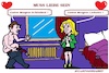 Cartoon: Liebe (small) by cartoonharry tagged liebe,valentin