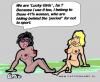 Cartoon: Lucky girls (small) by cartoonharry tagged sports,hide,lucky