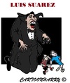 Cartoon: Luis Suarez (small) by cartoonharry tagged vampire,vampier,luissuarez,luis,suarez,soccer,holland,england,cartoons,cartoonists,cartoonisten,caricatures,karikaturen,cartoonharry,dutch,toonpool