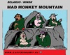 Cartoon: Mad Monkey Mountain (small) by cartoonharry tagged mad monkey mountain ortega lukasjenko ahmadinejad chavez gadaffi belarus minsk cartoon comic comics comix artist dictators drawing cartoonist cartoonharry dutch toonpool toonsup facebook hyves linkedin buurtlink deviantart