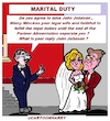 Cartoon: Marital Duty (small) by cartoonharry tagged cartoonharry